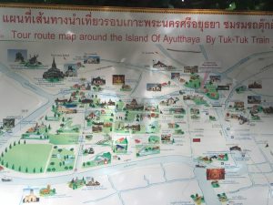 Mapa de Ayutthaya